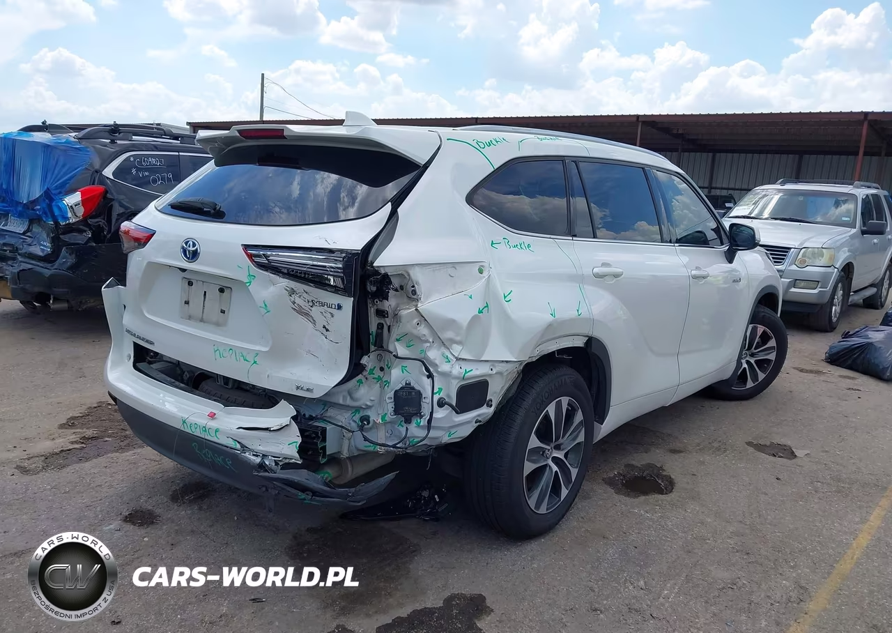 2020 Toyota Highlander Hybrid Xle VIN:5TDGARAHXLS502715 - 4