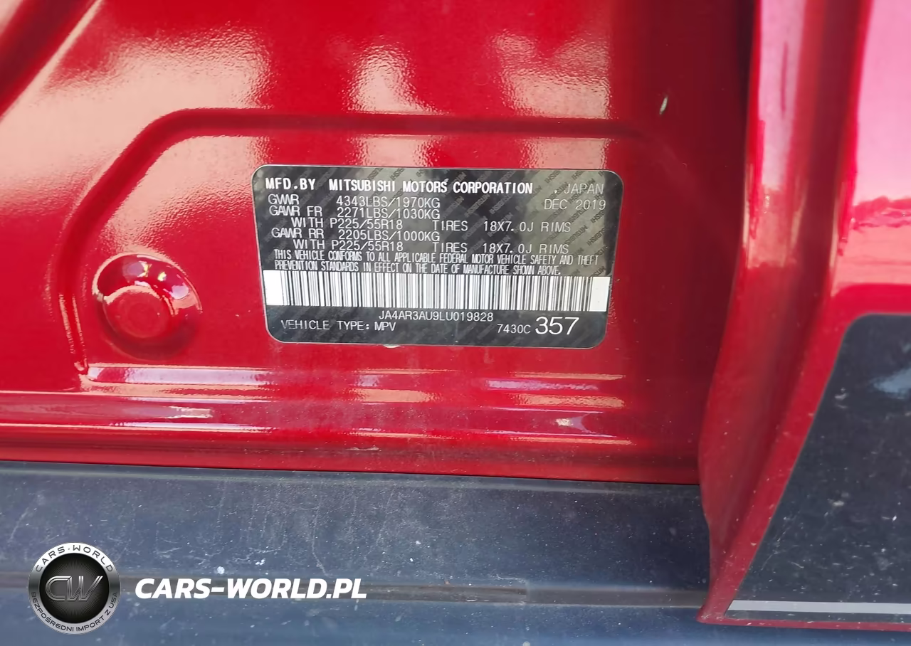 2020 Mitsubishi Outlander Sport 2.0 Be Awc VIN:JA4AR3AU9LU019828 - 9
