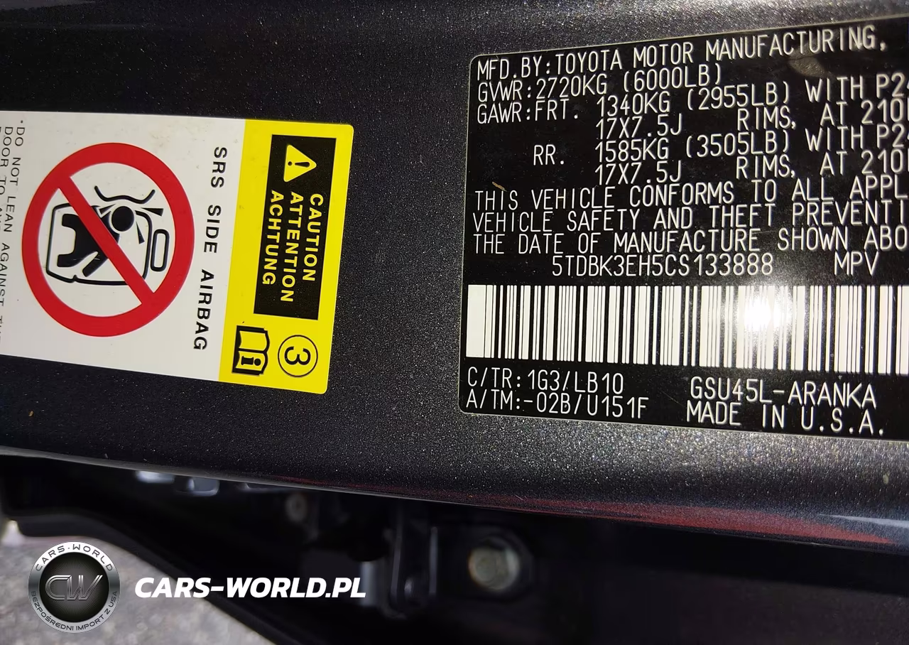 2012 Toyota Highlander Se V6 VIN:5TDBK3EH5CS133888 - 9