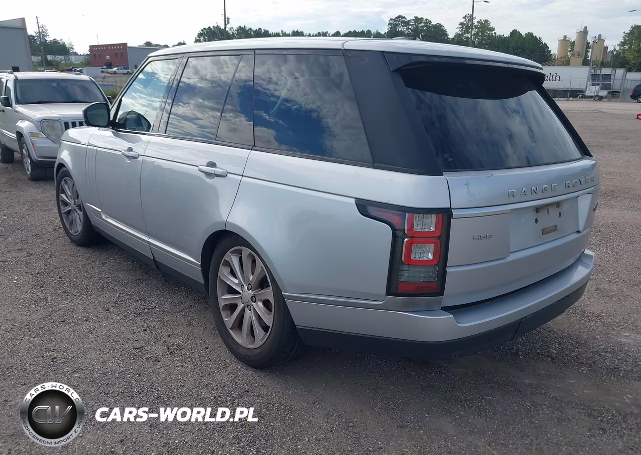 2015 Land Rover Range Rover 3.0L V6 Supercharged Hse VIN:SALGS2VF4FA206483 - 3