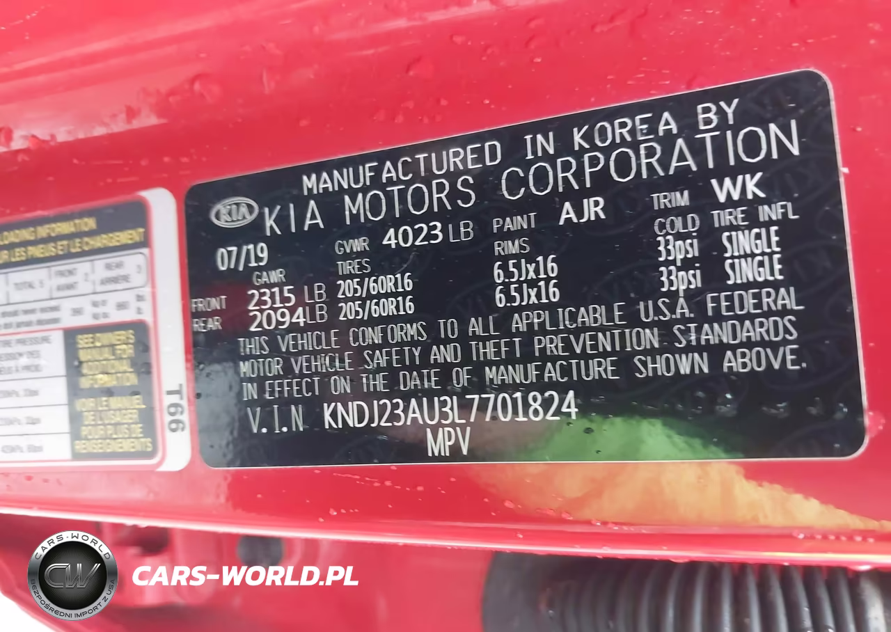 2020 Kia Soul Lx VIN:KNDJ23AU3L7701824 - 9