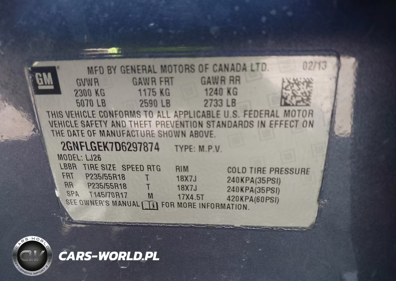 2013 Chevrolet Equinox Ltz VIN:2GNFLGEK7D6297874 - 9