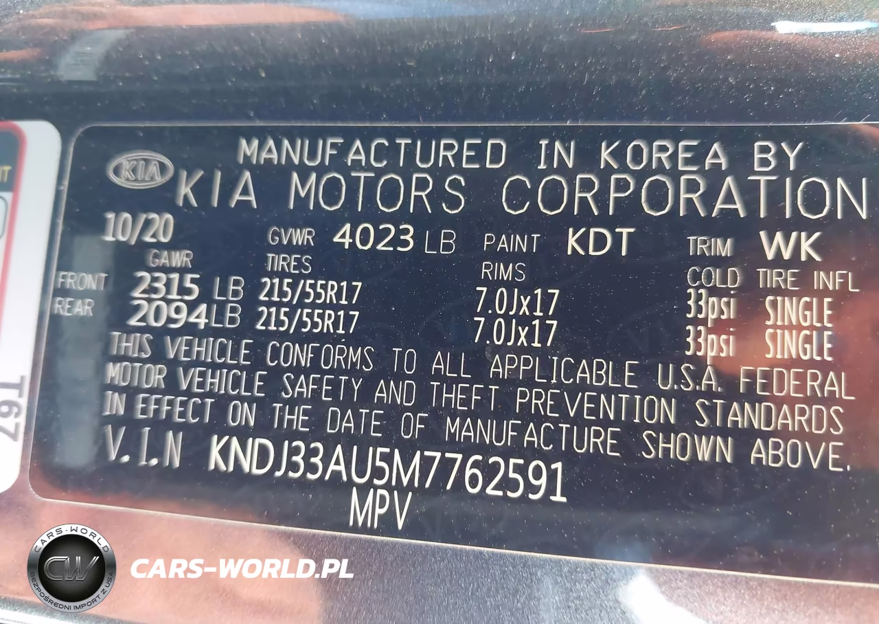 2021 Kia Soul Ex VIN:KNDJ33AU5M7762591 - 9