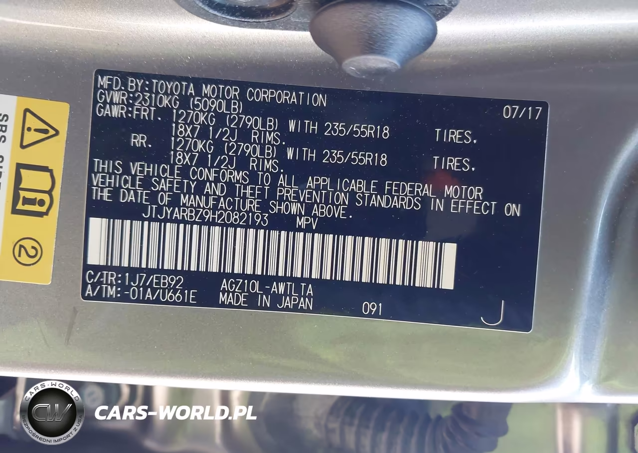 2017 Lexus Nx 200T F Sport VIN:JTJYARBZ9H2082193 - 9