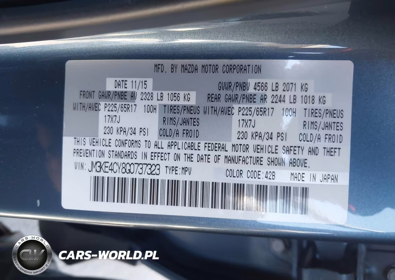 2016 Mazda Cx-5 Touring VIN:JM3KE4CY8G0737323 - 9