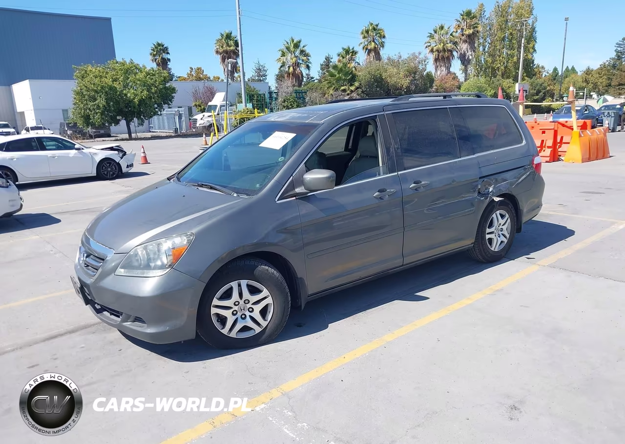 2007 Honda Odyssey Ex-L VIN:5FNRL38757B096883 - 2