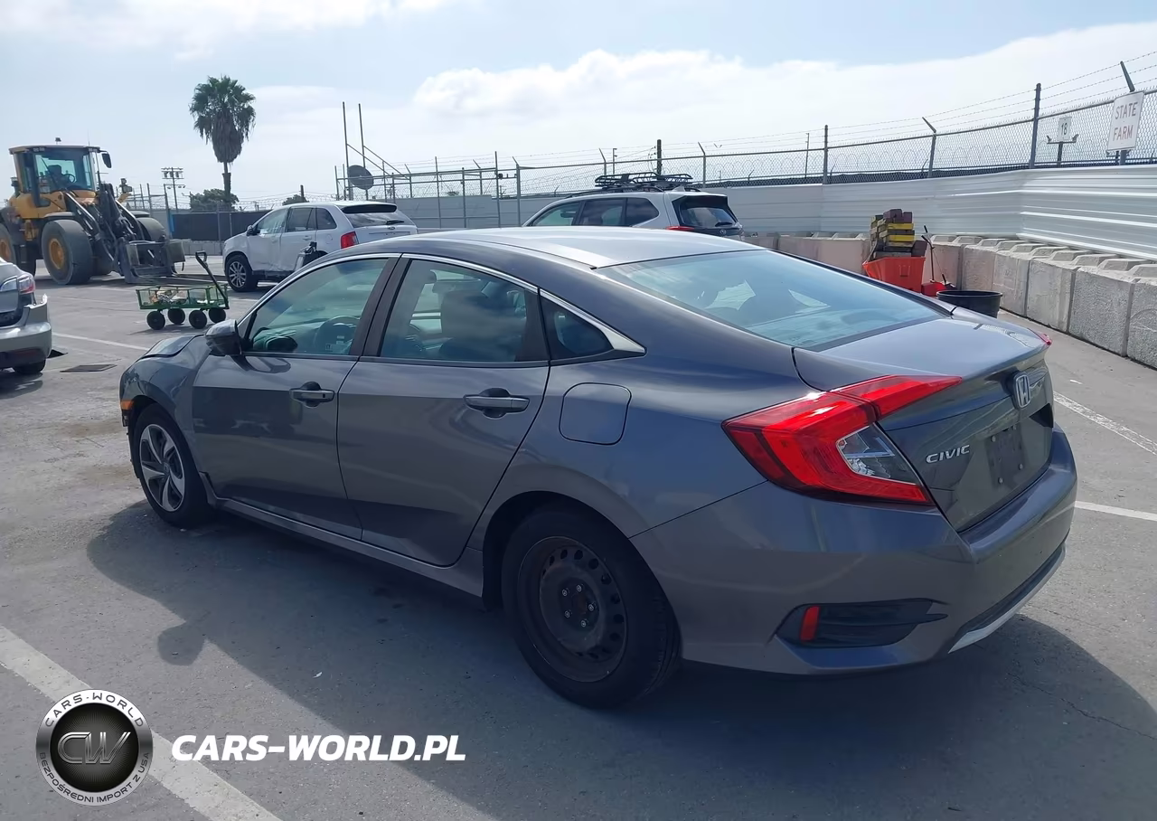 2020 Honda Civic Lx VIN:2HGFC2F64LH503024 - 3
