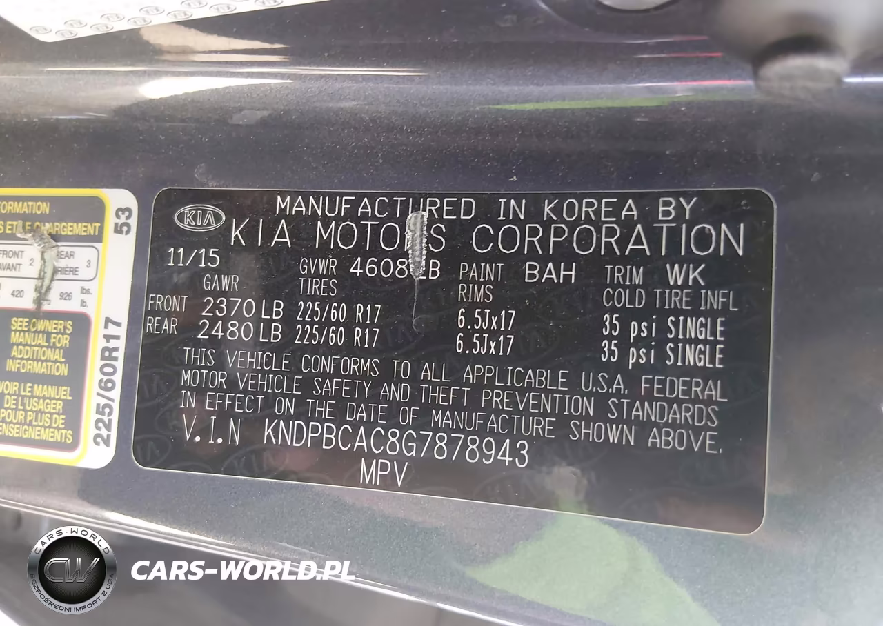 2016 Kia Sportage Lx VIN:KNDPBCAC8G7878943 - 9