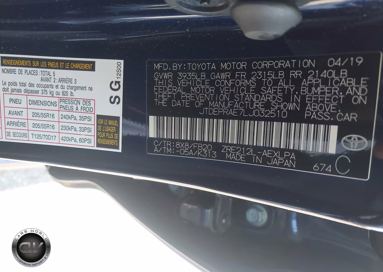 2020 Toyota Corolla Le VIN:JTDEPRAE7LJ032510 - 9