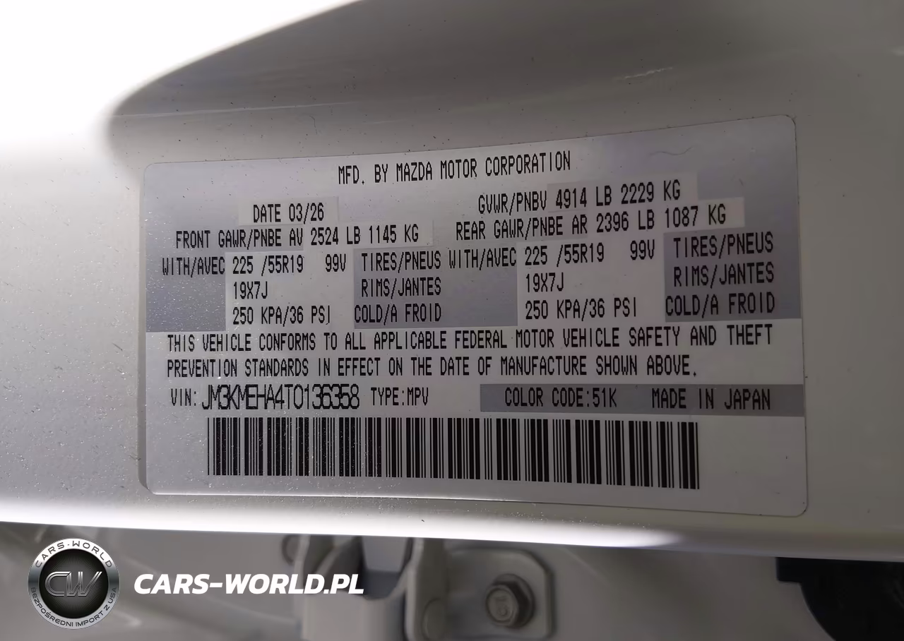 2026 Mazda Cx-5 2.5 S Premium Plus VIN:JM3KMEHA4T0136358 - 9