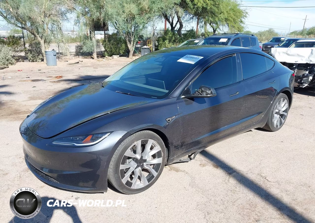 2024 Tesla Model 3 Long Range Dual Motor All-Wheel Drive VIN:5YJ3E1EB7RF724877 - 2