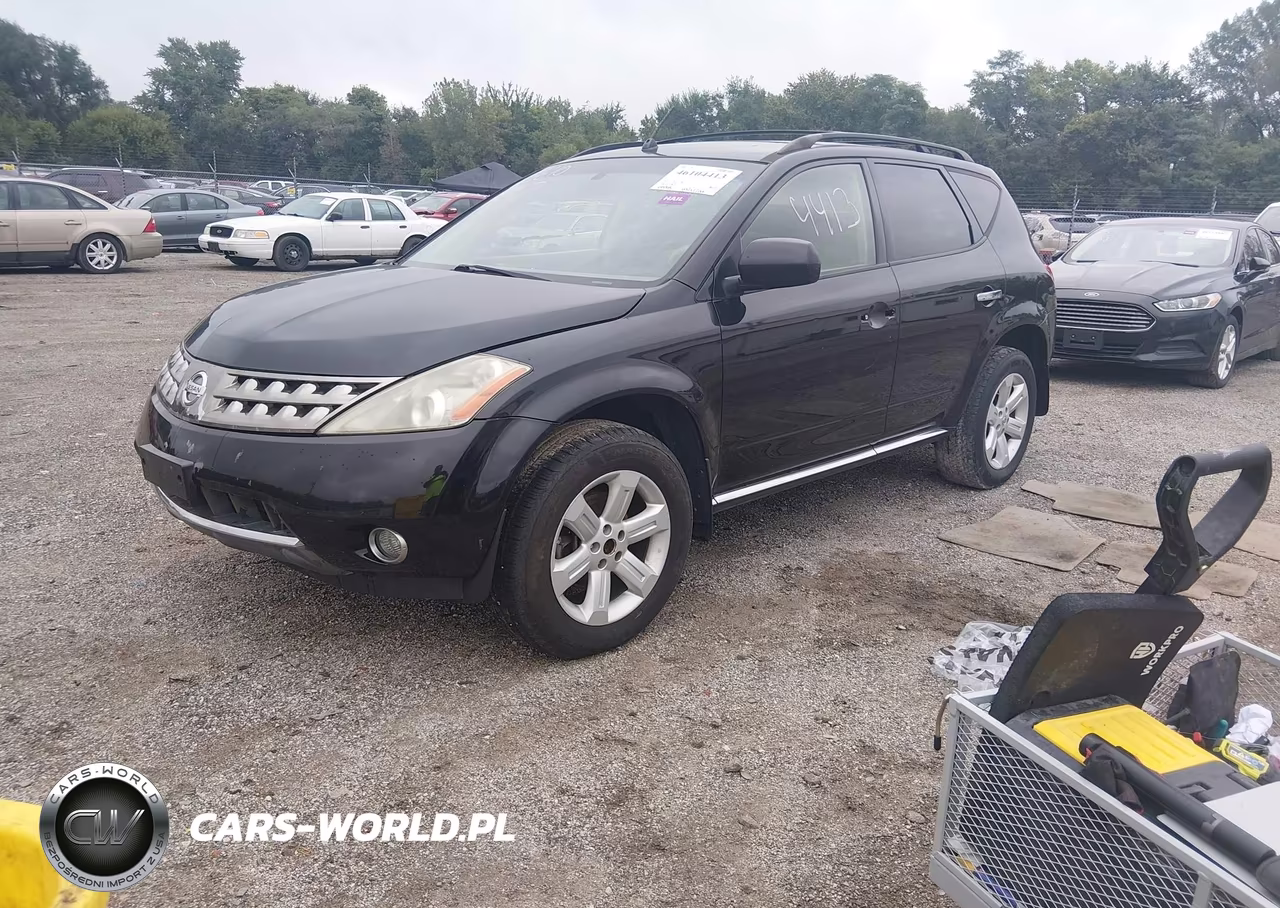 2007 Nissan Murano Sl VIN:JN8AZ08W57W654880 - 2