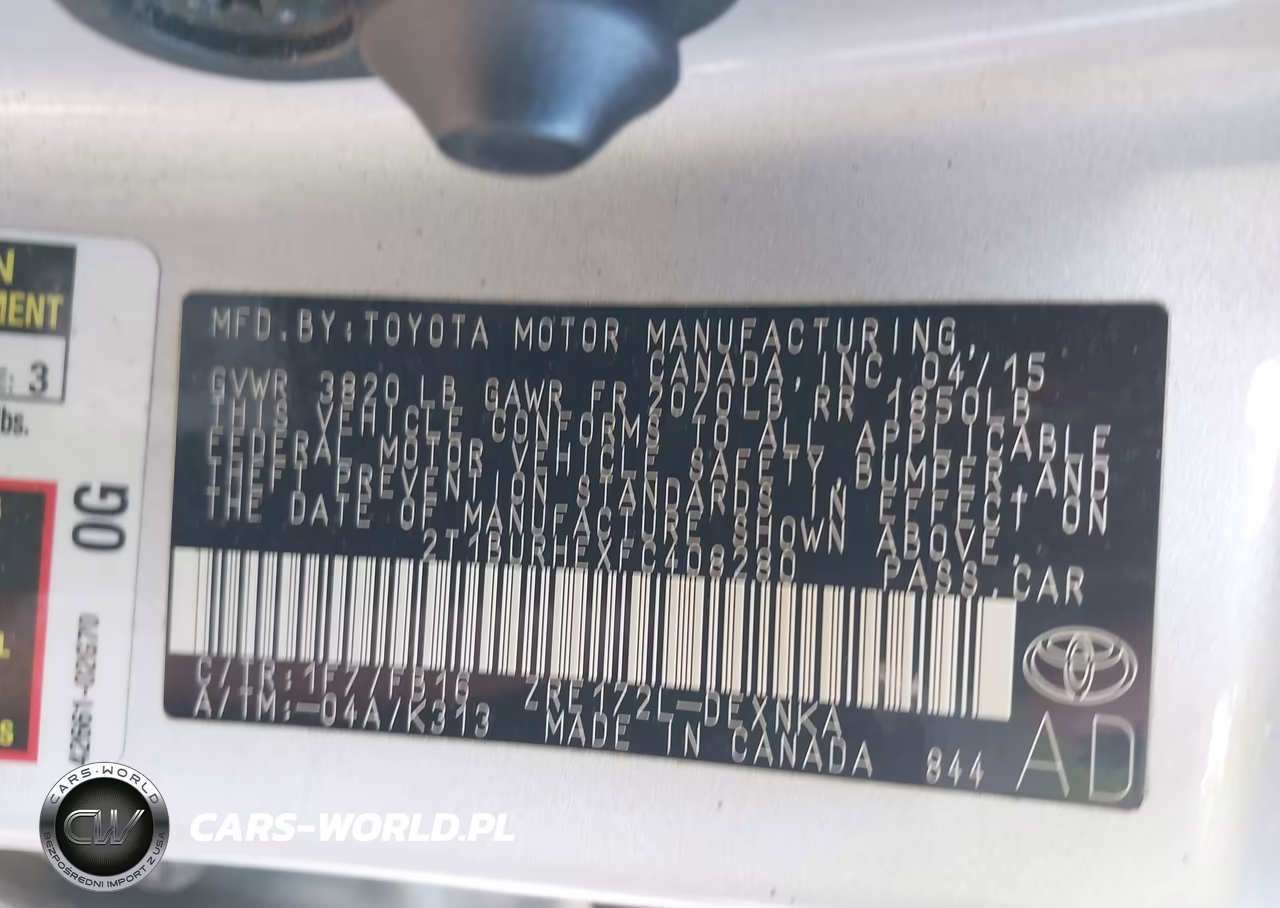 2015 Toyota Corolla Le VIN:2T1BURHEXFC408280 - 9