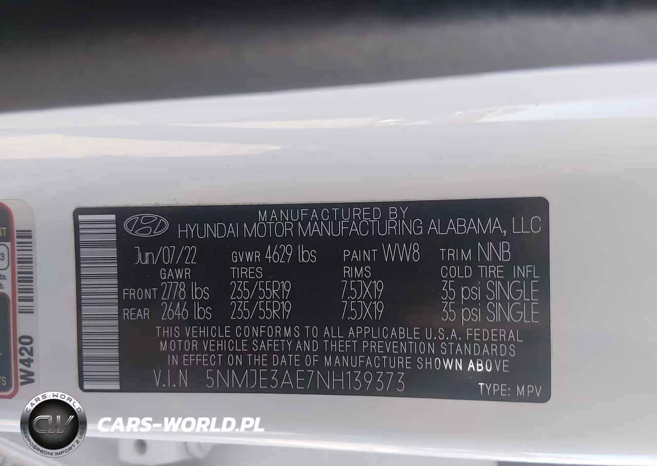 2022 Hyundai Tucson Limited VIN:5NMJE3AE7NH139373 - 9