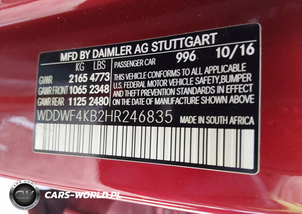 2017 Mercedes-Benz C 300 4Matic VIN:WDDWF4KB2HR246835 - 9