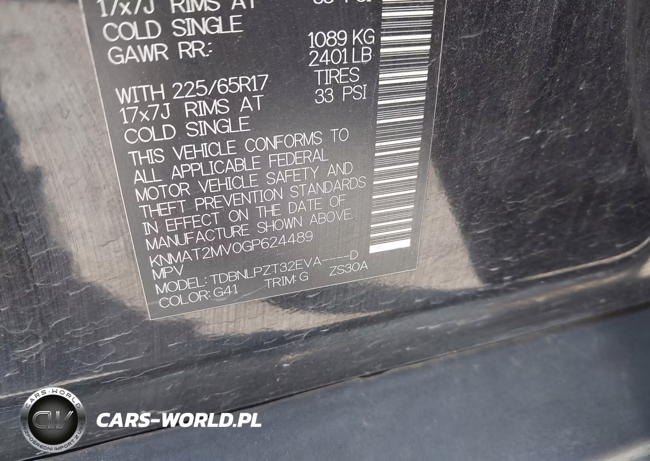 2016 Nissan Rogue S VIN:KNMAT2MV0GP624489 - 9