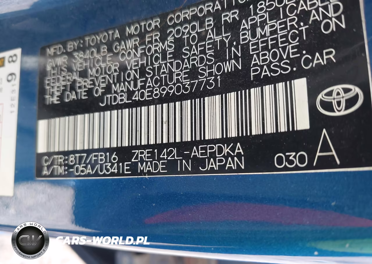 2009 Toyota Corolla Le VIN:JTDBL40E899037731 - 9