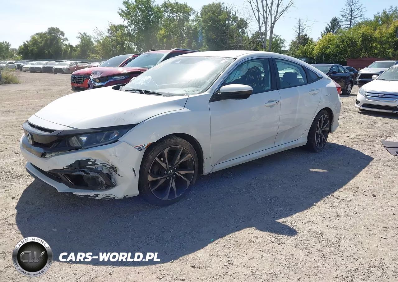 2019 Honda Civic Sport VIN:2HGFC2F80KH537493 - 2