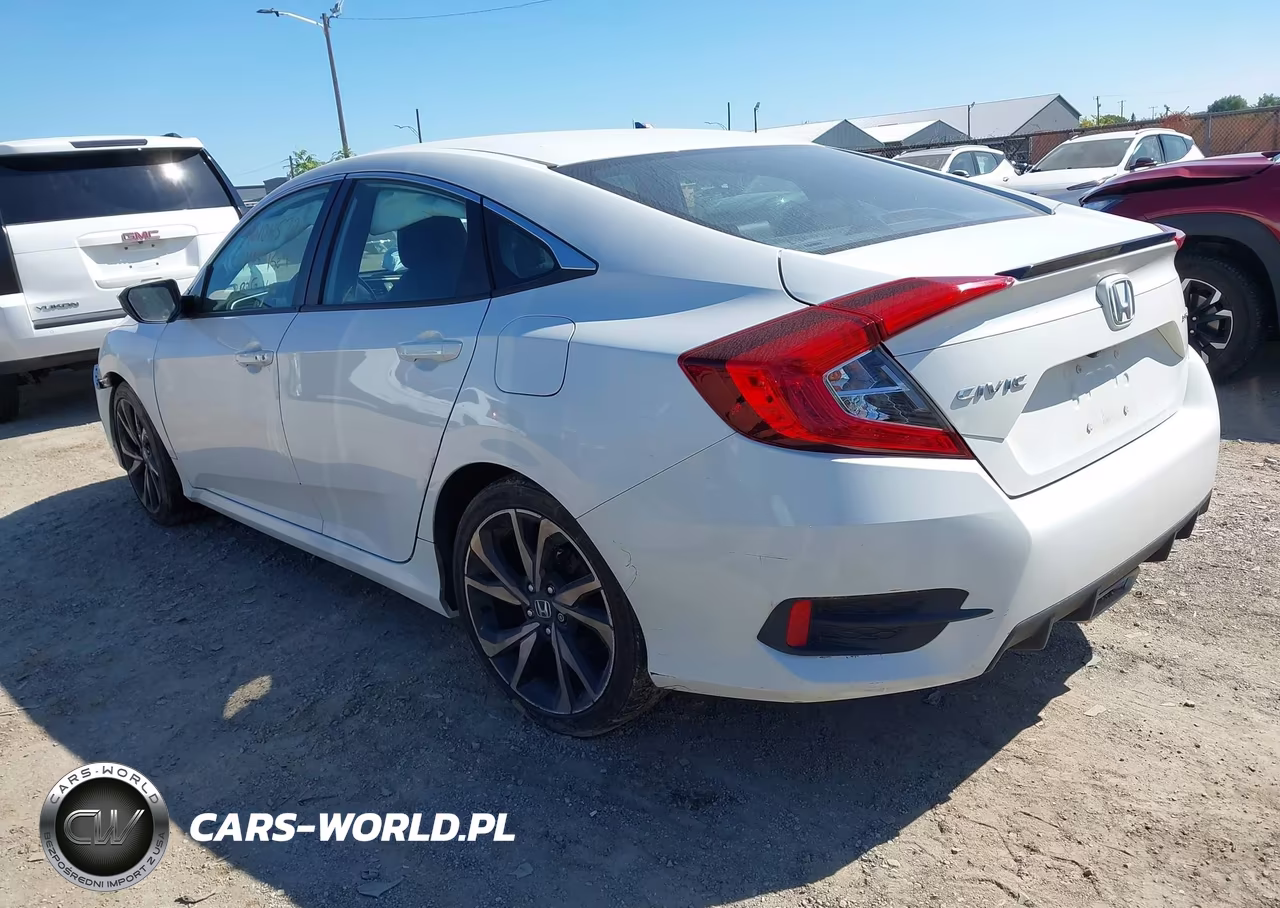 2019 Honda Civic Sport VIN:2HGFC2F80KH537493 - 3