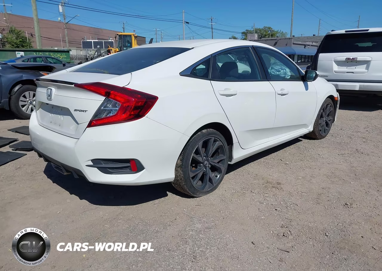 2019 Honda Civic Sport VIN:2HGFC2F80KH537493 - 4