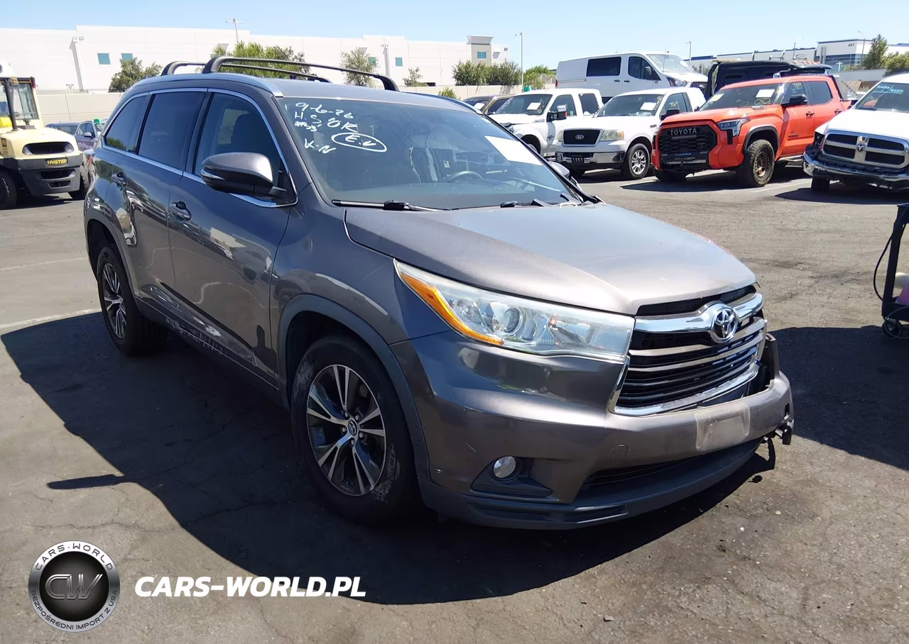 2016 Toyota Highlander Xle V6 VIN:5TDKKRFH0GS179846 - 1