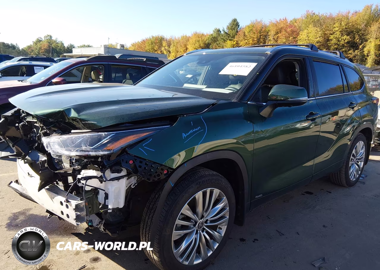 2025 Toyota Highlander Hybrid Platinum VIN:5TDEBRCH6SS669153 - 2