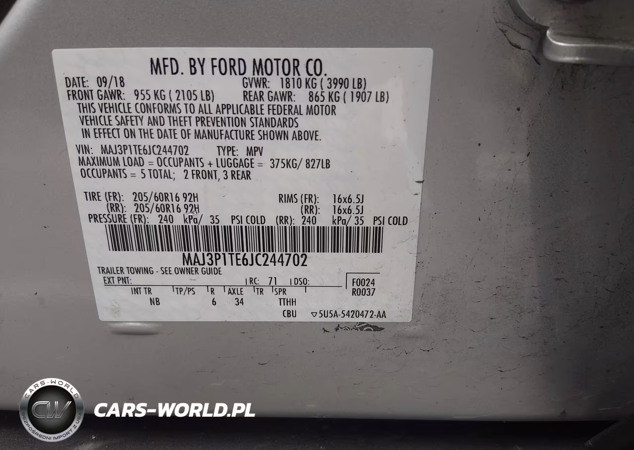 2018 Ford Ecosport Se VIN:MAJ3P1TE6JC244702 - 9