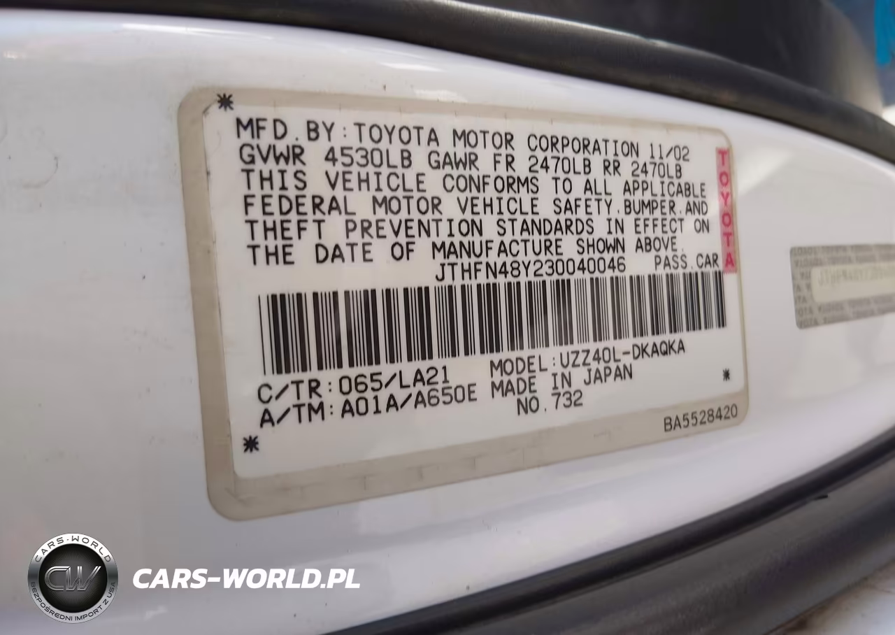 2003 Lexus Sc 430 VIN:JTHFN48Y230040046 - 9