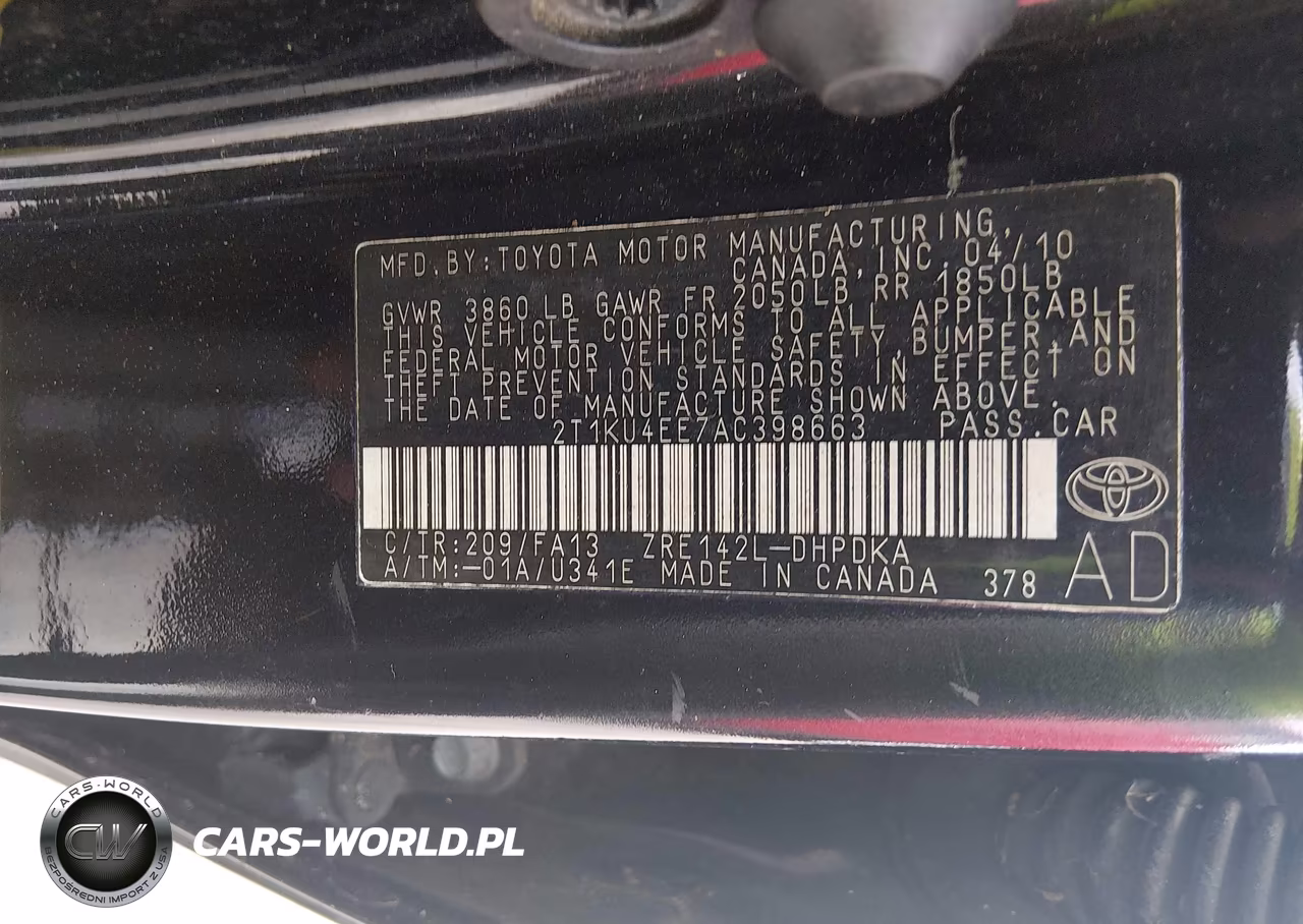 2010 Toyota Matrix VIN:2T1KU4EE7AC398663 - 9