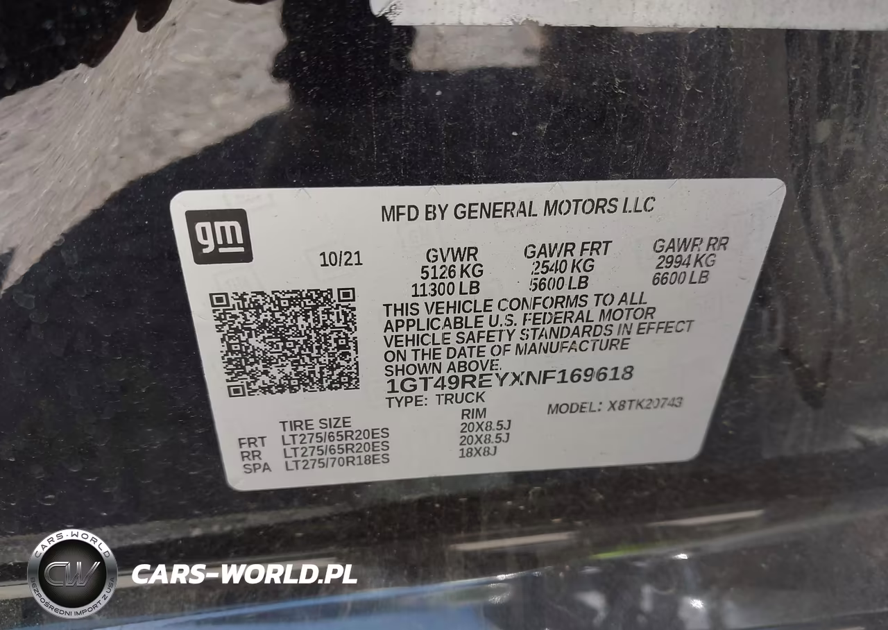 2022 GMC Sierra 2500Hd 4Wd Standard Bed Denali VIN:1GT49REYXNF169618 - 9