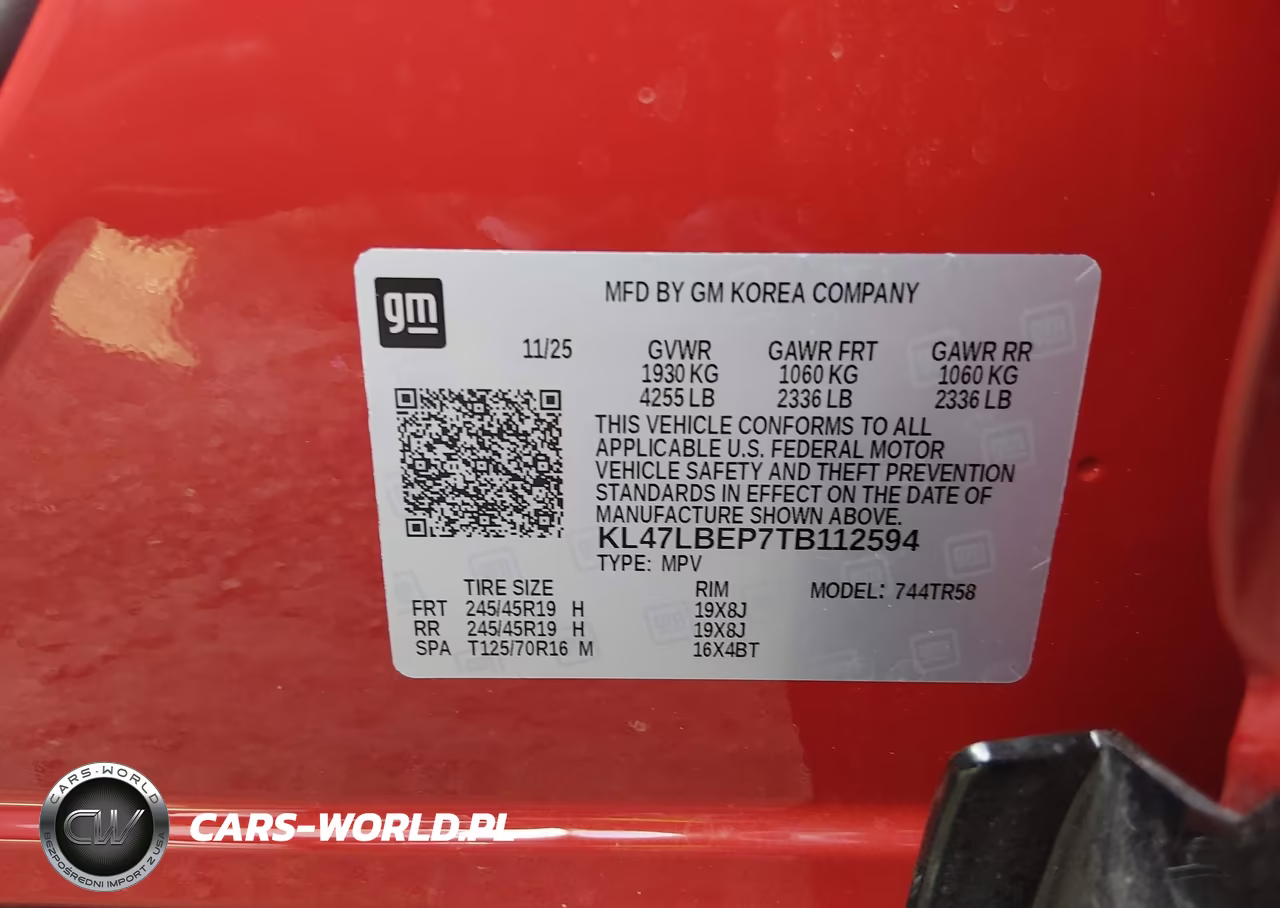 2026 Buick Envista Sport Touring Fwd VIN:KL47LBEP7TB112594 - 9