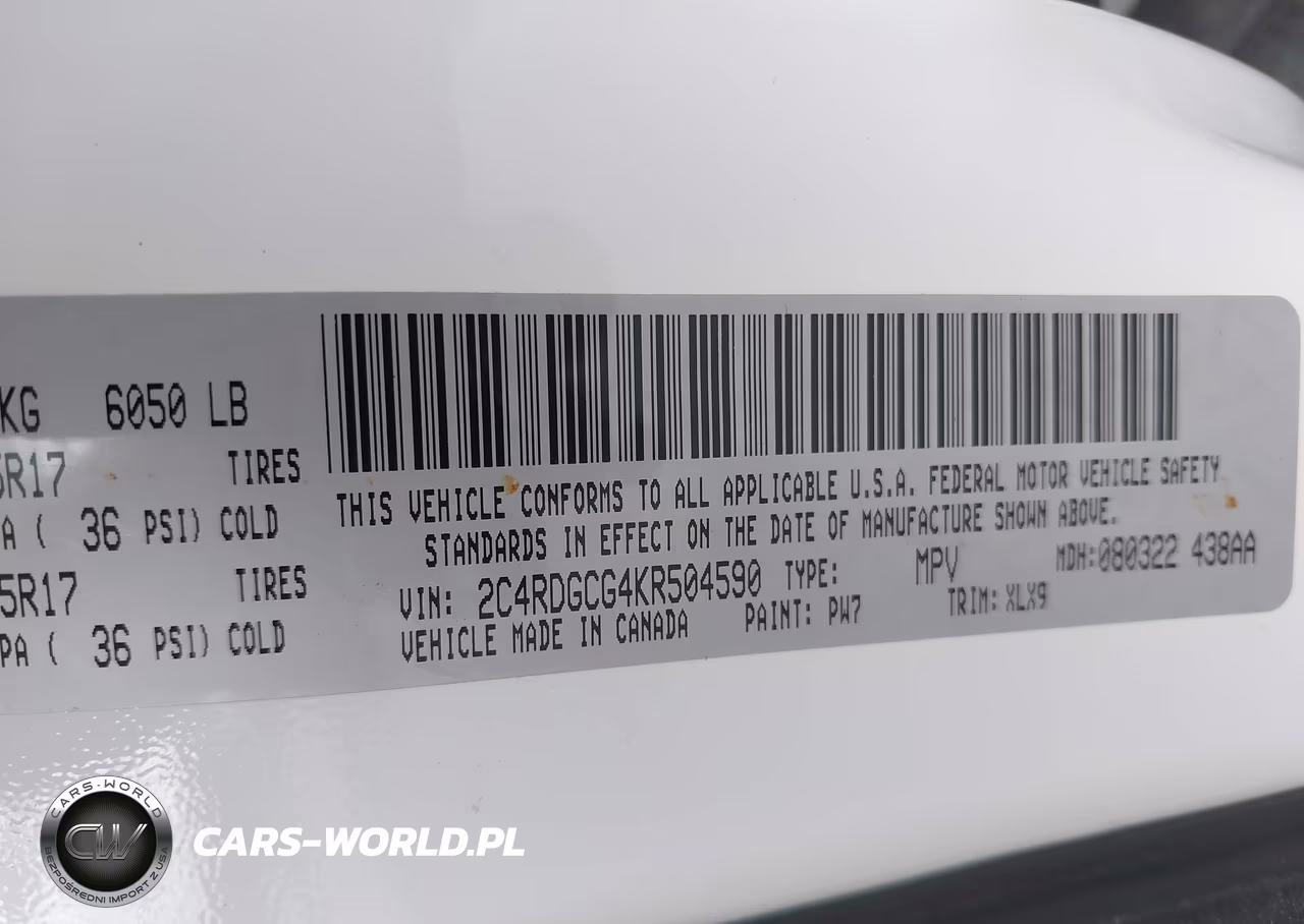 2019 Dodge Grand Caravan Sxt VIN:2C4RDGCG4KR504590 - 9