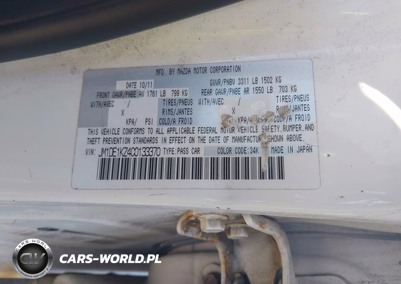 2012 Mazda Mazda2 Sport VIN:JM1DE1KZ4C0133370 - 9