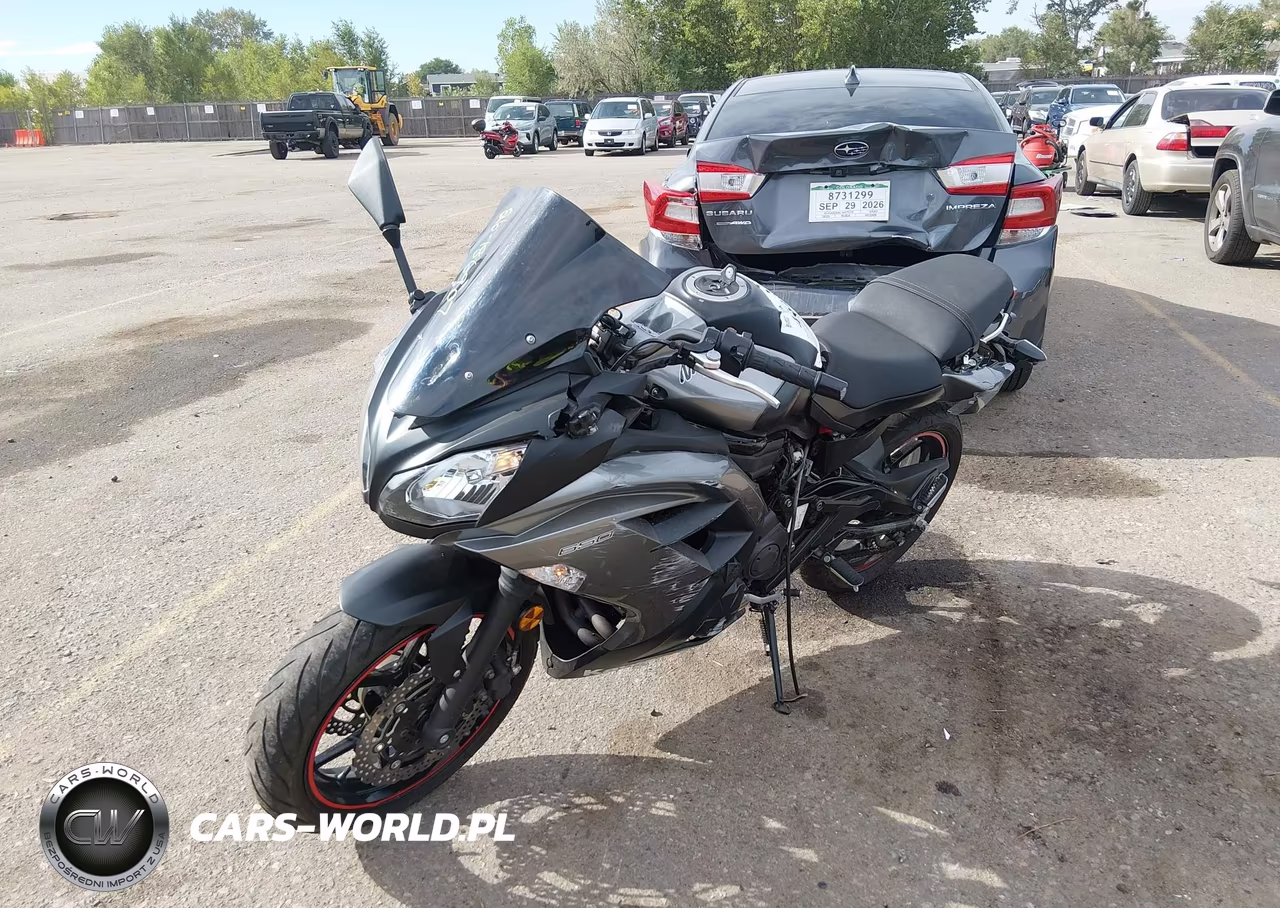 2014 Kawasaki Ex650 E VIN:JKAEXEE12EDA15581 - 2