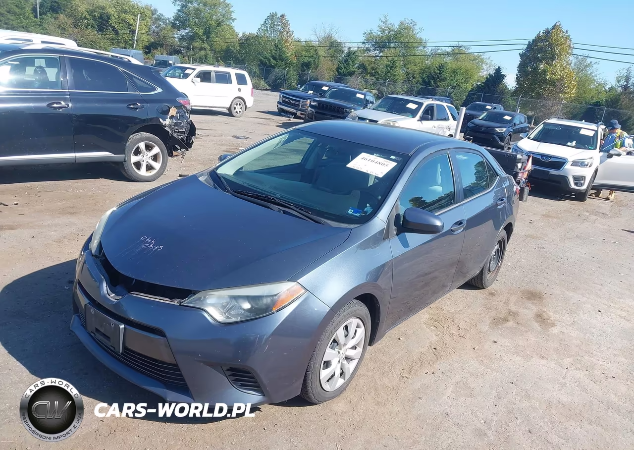 2015 Toyota Corolla Le VIN:2T1BURHE5FC348117 - 2