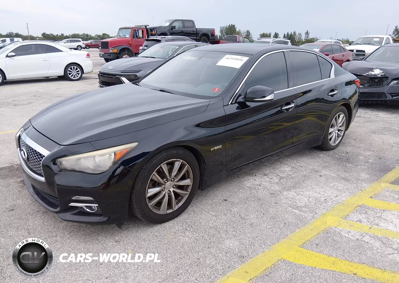 2014 Infiniti Q50 Hybrid Premium VIN:JN1AV7AP1EM690435 - 2