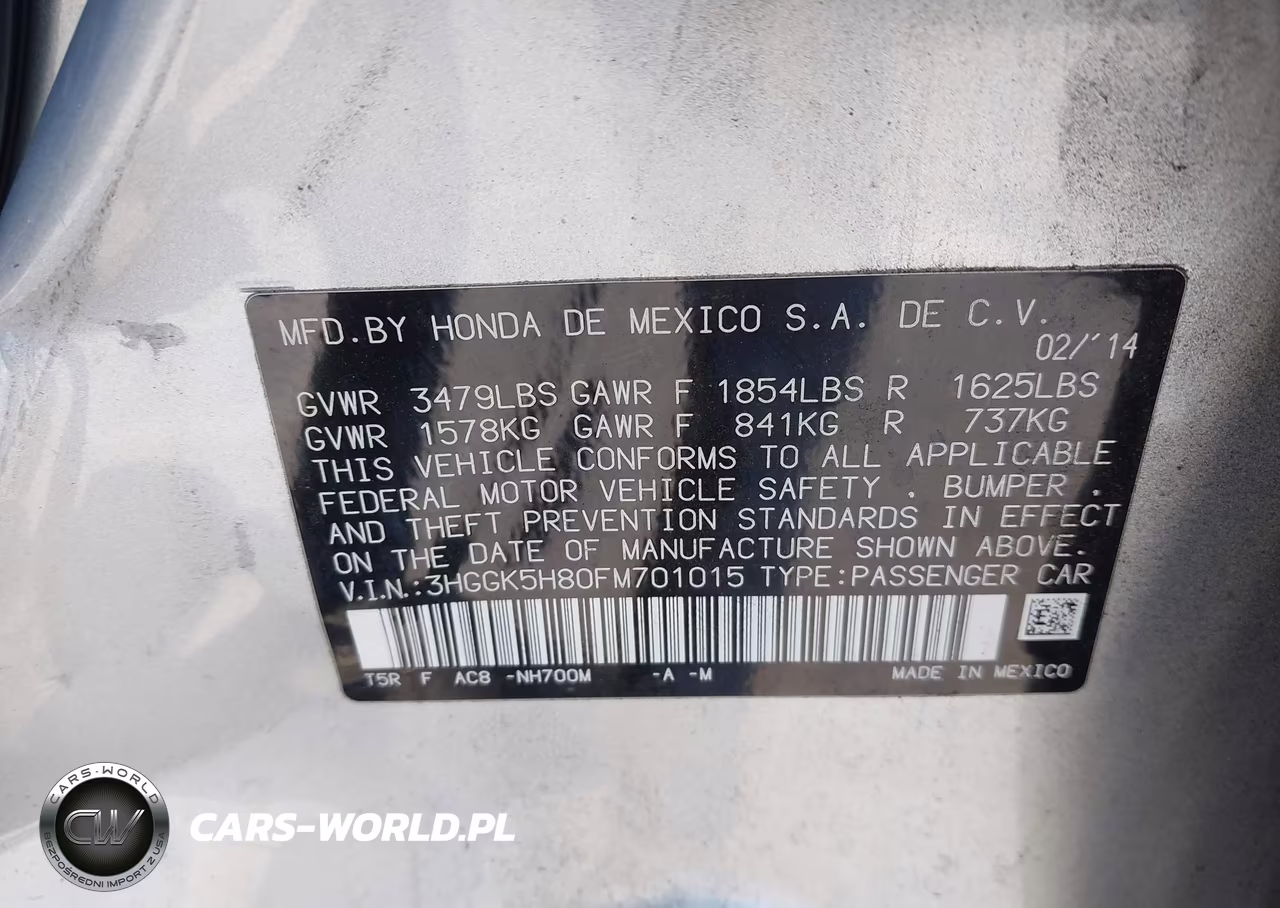2015 Honda Fit Ex-Ex-L VIN:3HGGK5H80FM701015 - 9