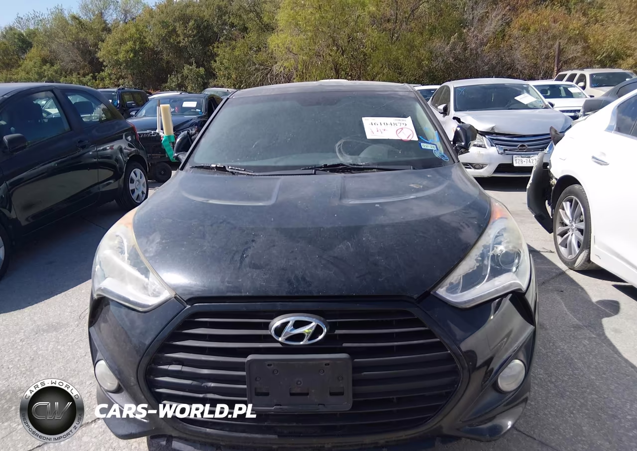 2014 Hyundai Veloster Turbo W-Black VIN:KMHTC6AE3EU198084 - 12