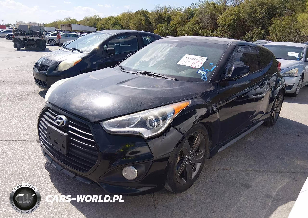 2014 Hyundai Veloster Turbo W-Black VIN:KMHTC6AE3EU198084 - 2