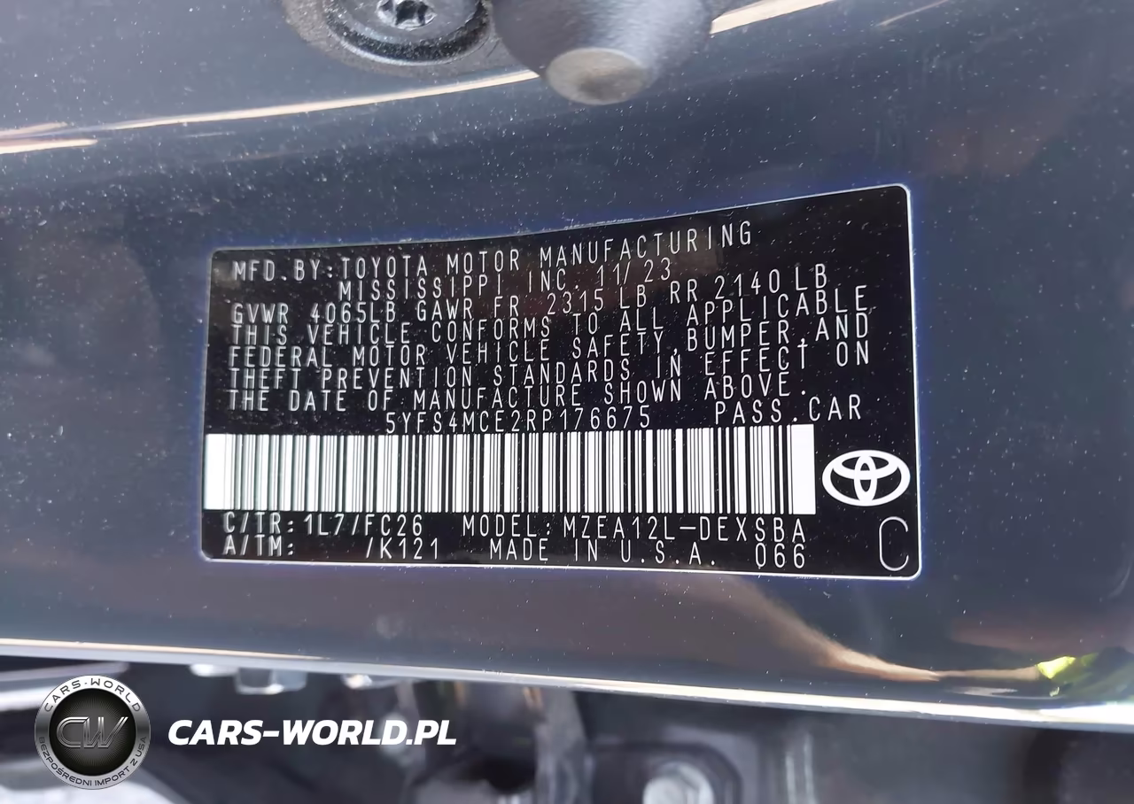 2024 Toyota Corolla Se VIN:5YFS4MCE2RP176675 - 9