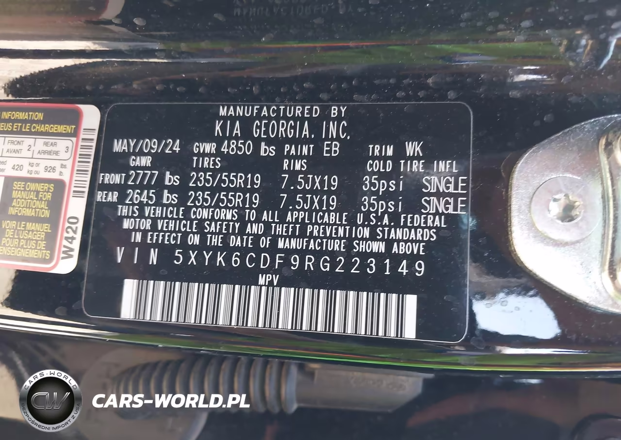 2024 Kia Sportage X-Line VIN:5XYK6CDF9RG223149 - 9