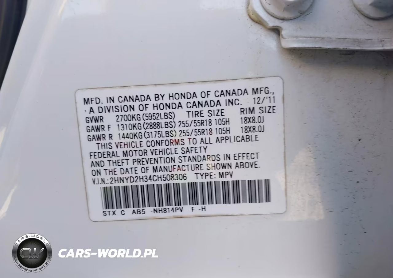 2012 Acura Mdx Technology Package VIN:2HNYD2H34CH508306 - 9