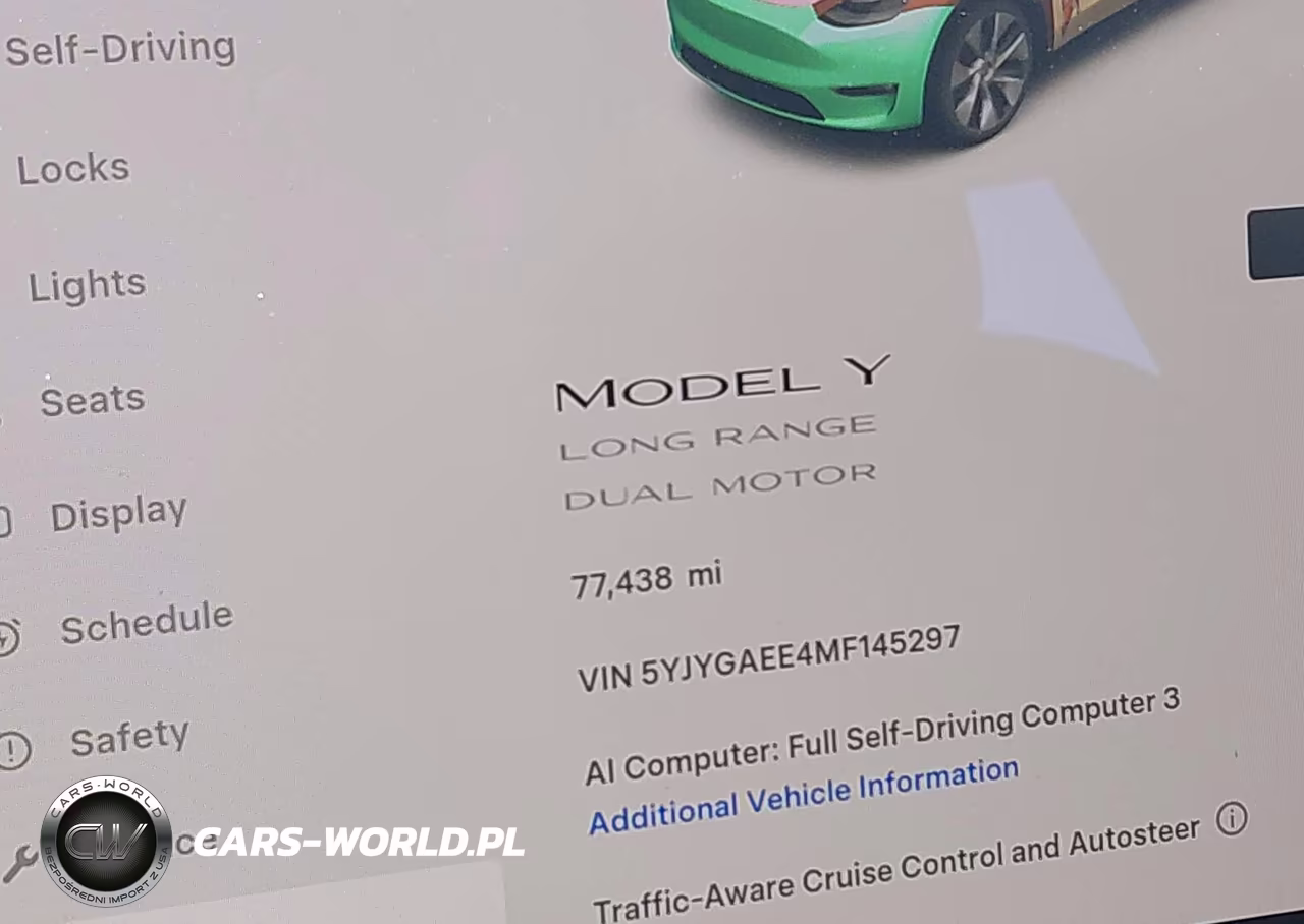 2021 Tesla Model Y Long Range Dual Motor All-Wheel Drive VIN:5YJYGAEE4MF145297 - 15