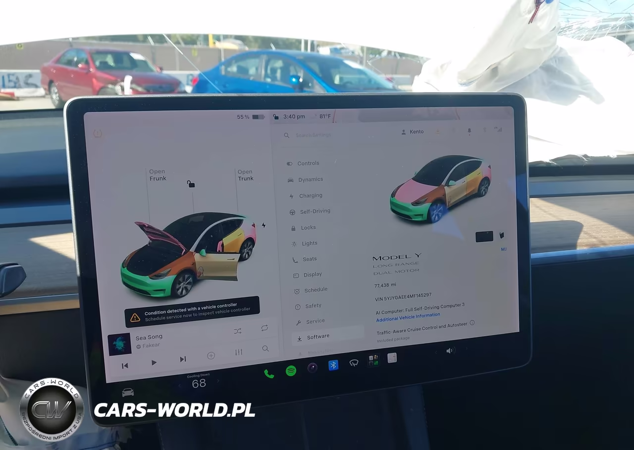 2021 Tesla Model Y Long Range Dual Motor All-Wheel Drive VIN:5YJYGAEE4MF145297 - 18