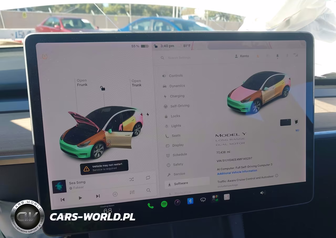 2021 Tesla Model Y Long Range Dual Motor All-Wheel Drive VIN:5YJYGAEE4MF145297 - 7