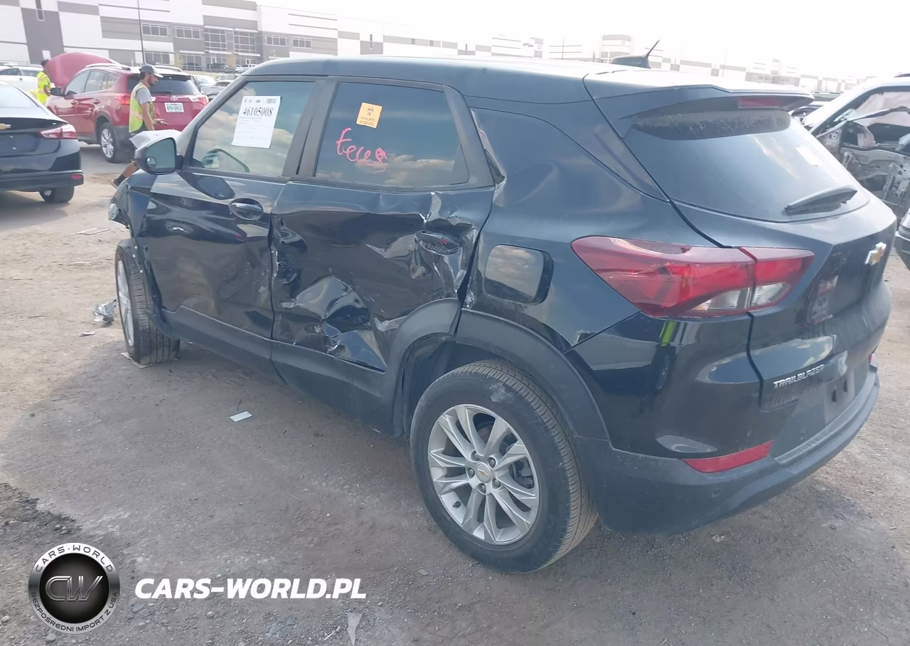 2021 Chevrolet Trailblazer Fwd Ls VIN:KL79MMS27MB033375 - 3