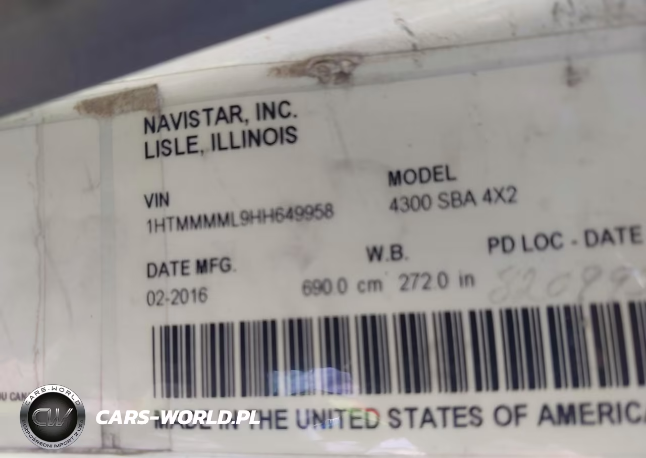 2017 International Durastar 4300 VIN:1HTMMMML9HH649958 - 8
