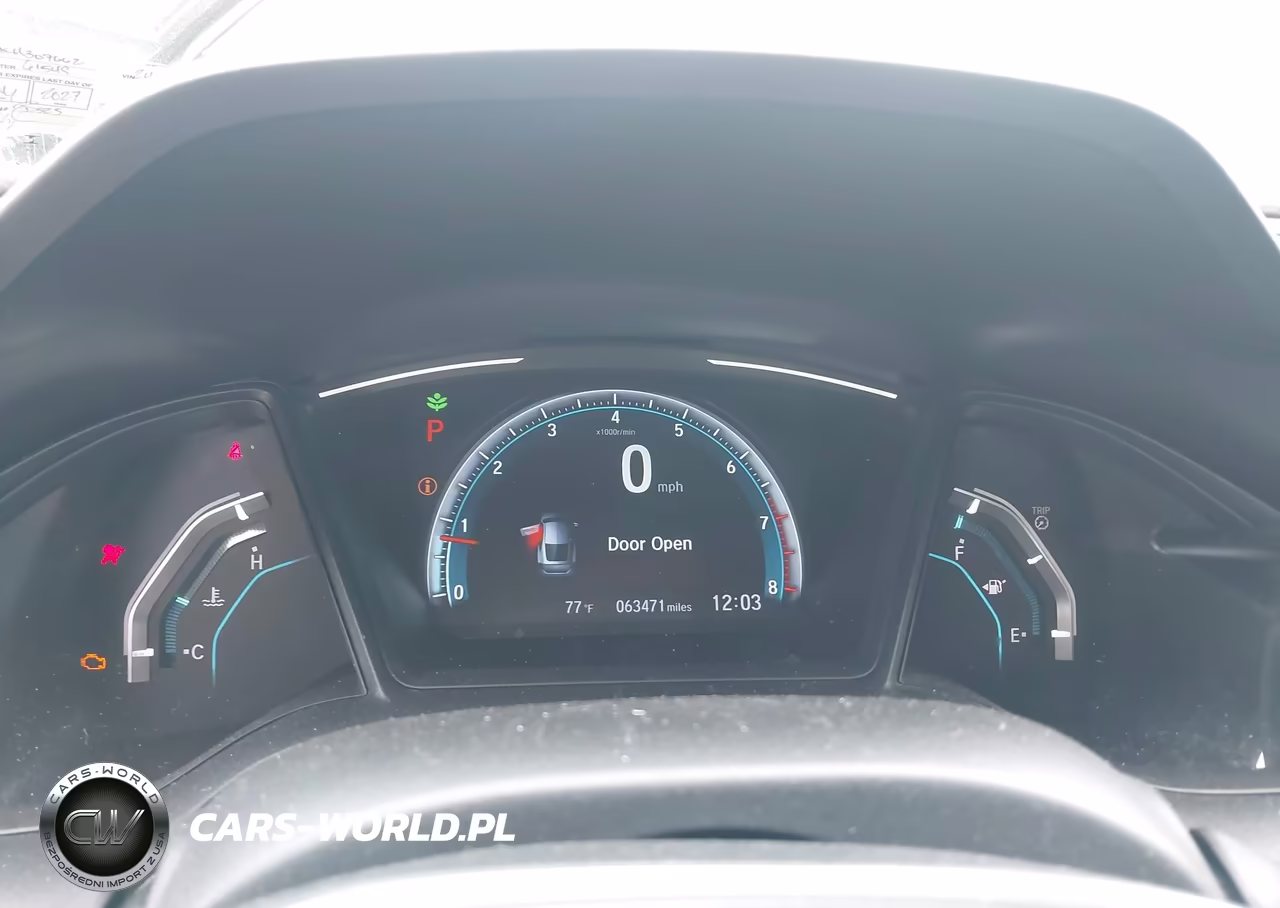 2019 Honda Civic Lx VIN:2HGFC4B69KH307662 - 7