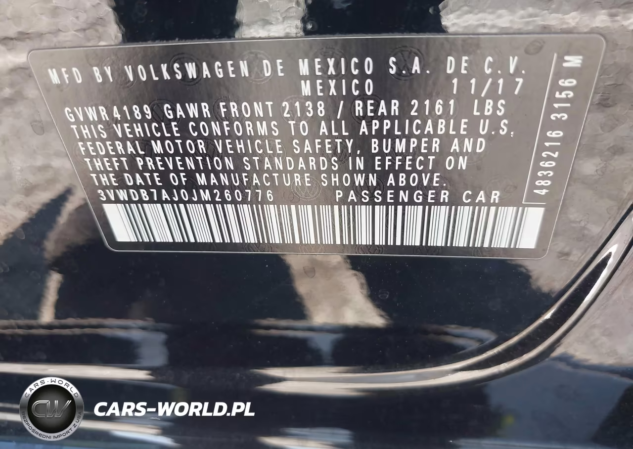 2018 Volkswagen Jetta 1.4T Se-1.4T Wolfsburg Edition VIN:3VWDB7AJ0JM260776 - 9