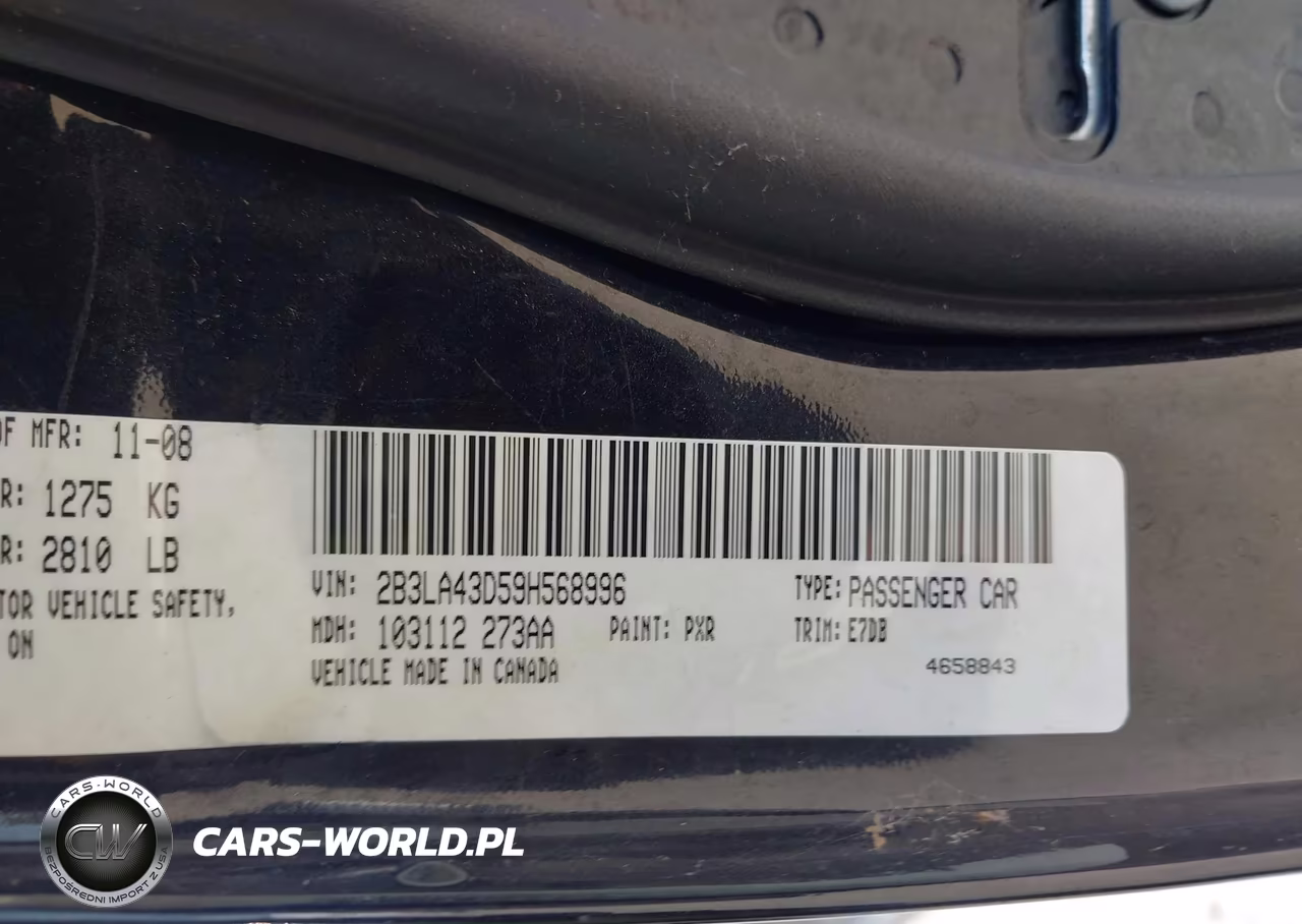 2009 Dodge Charger Se VIN:2B3LA43D59H568996 - 12
